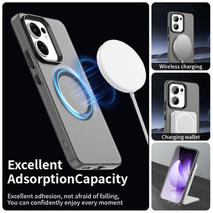 MagSafe-kuori Oppo Reno13 FS 5G / Reno13 F 4G / Reno13 F, Techsuit, CandyCase, Musta