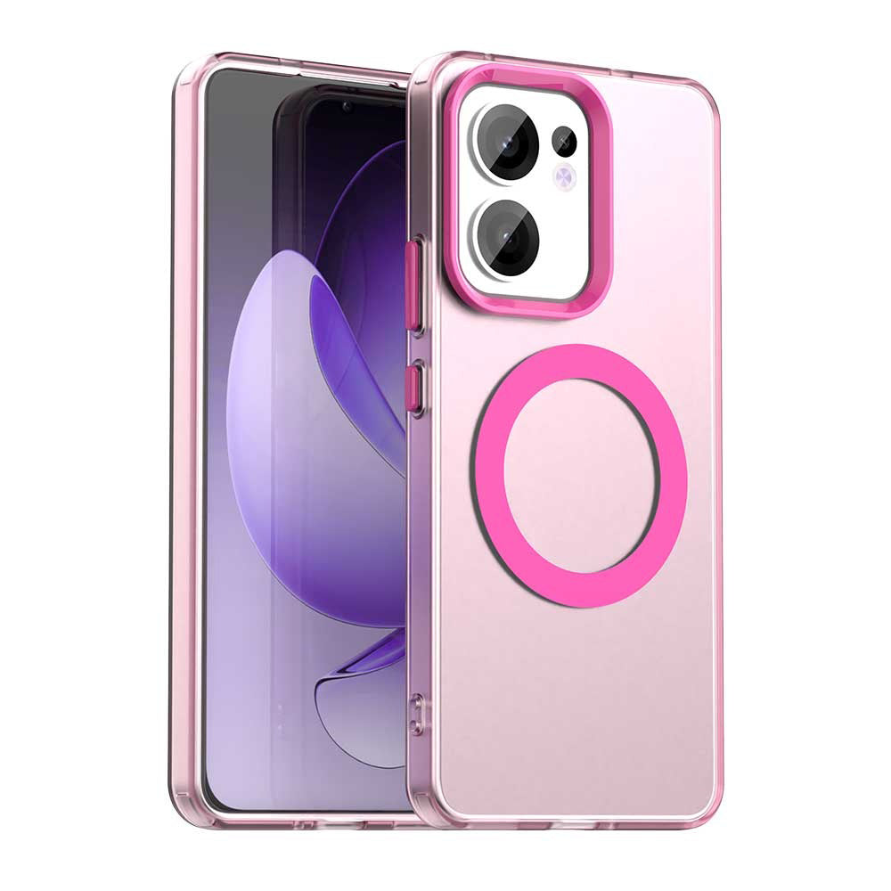MagSafe-kuori Oppo Reno13 FS 5G / Reno13 F 4G / Reno13 F, Techsuit, CandyCase, Vaaleanpunainen