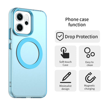 MagSafe-kotelo Oppo Reno14:lle, Techsuit, CandyCase, Sininen