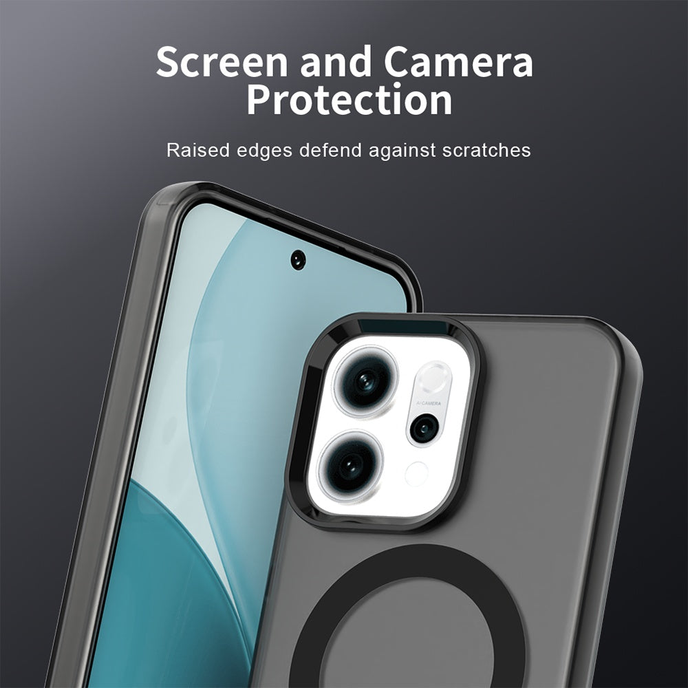 MagSafe-kotelo Oppo Reno14:lle, Techsuit, CandyCase, Musta