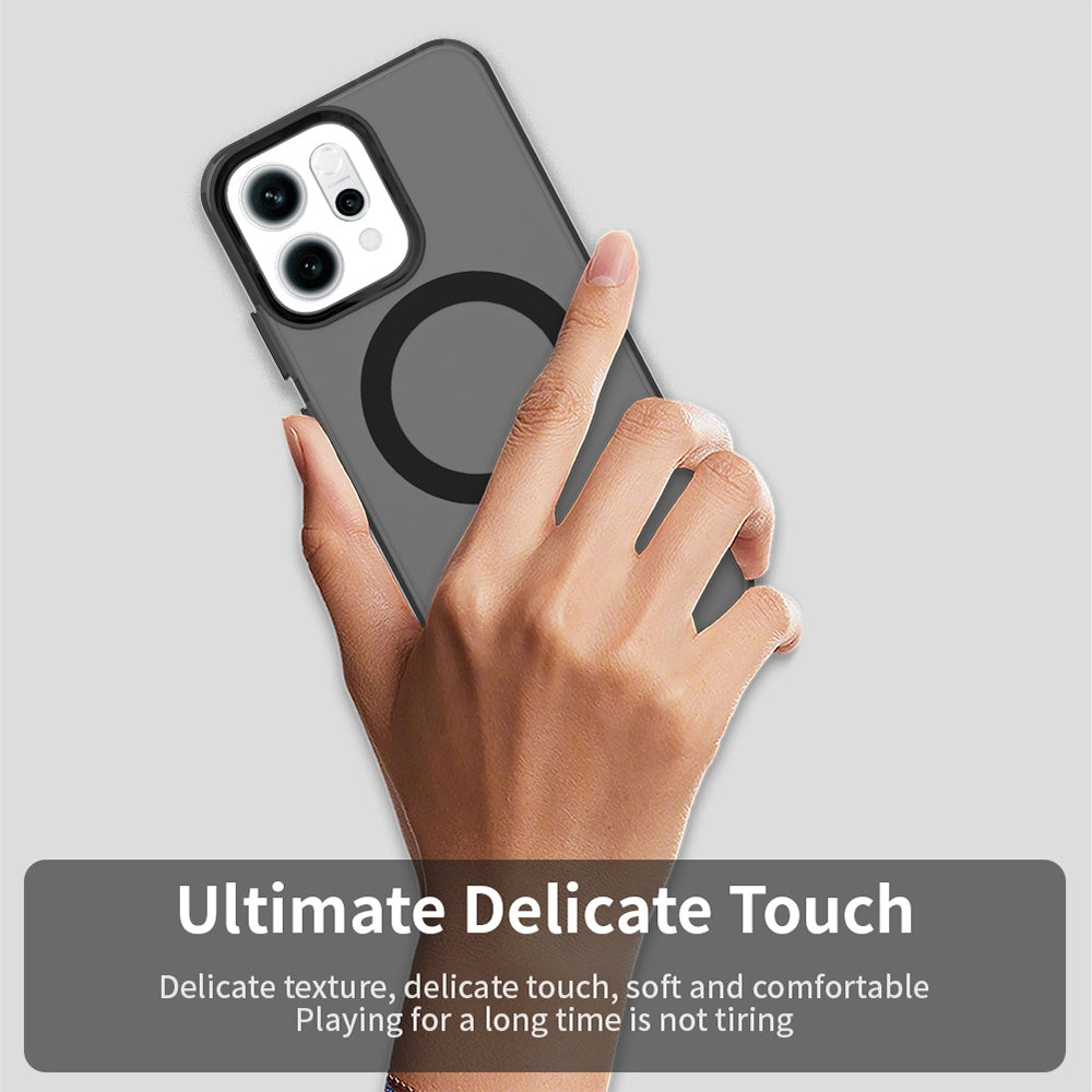 MagSafe-kotelo Oppo Reno14:lle, Techsuit, CandyCase, Musta