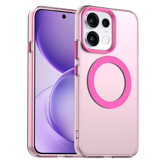 MagSafe-kuori Oppo Reno16 F / Reno16 FS:lle, Techsuit, CandyCase, Vaaleanpunainen