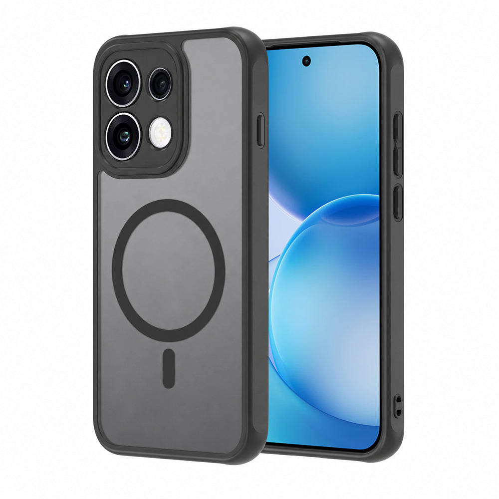 MagSafe-kuori Oppo Reno16 Pro:lle, Techsuit, HaloFrost II, Musta