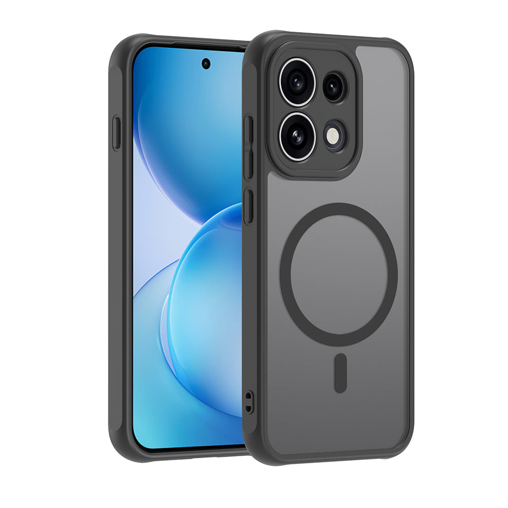 MagSafe-kuori Oppo Reno16 Pro:lle, Techsuit, HaloFrost II, Musta
