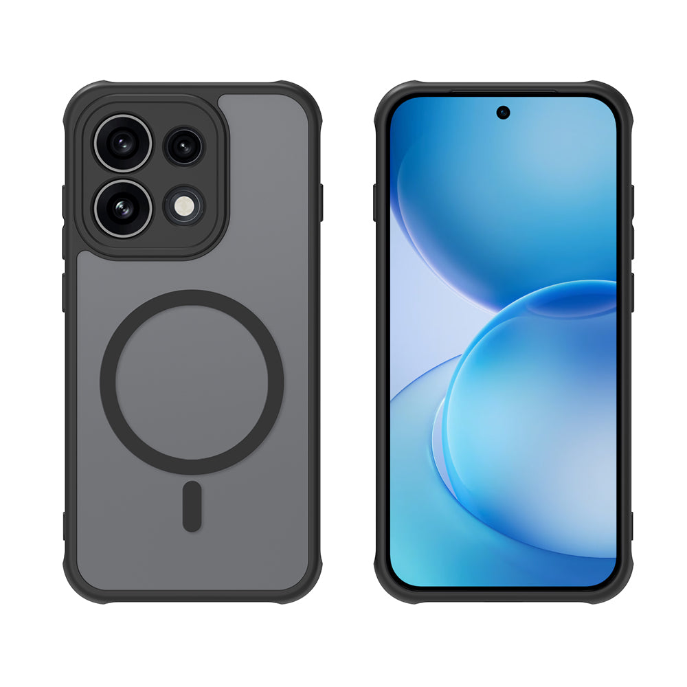 MagSafe-kuori Oppo Reno16 Pro:lle, Techsuit, HaloFrost II, Musta