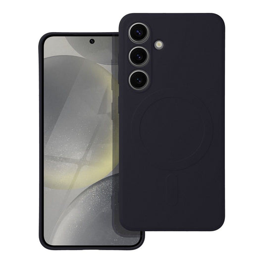 MagSafe-kuori Samsung Galaxy A56 A566:lle, OEM, Silicone Mag, Musta