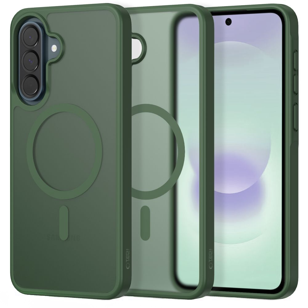 MagSafe-kuori Samsung Galaxy A37 5G / A56 A566 / A36 A366, Tech-Protect, Magmat, Matta Vihreä