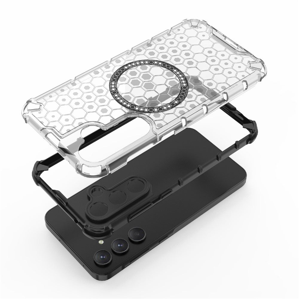 MagSafe-kuori Samsung Galaxy A26 A266:lle, Techsuit, HoneyComb Shield, Sininen