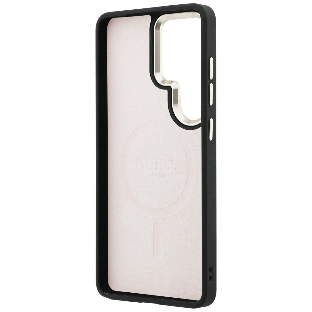 MagSafe-kotelo Samsung Galaxy S26 Ultra S948:lle, Guess, 4G Embossed Ring, Pinkki
