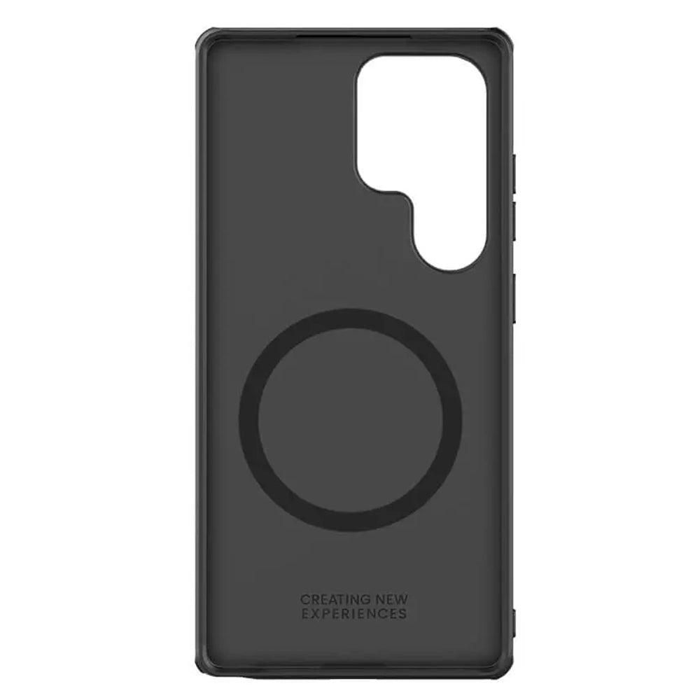 MagSafe-kuori Samsung Galaxy S25 Ultra S938:lle, Nillkin, Super Frosted Shield Pro, Musta