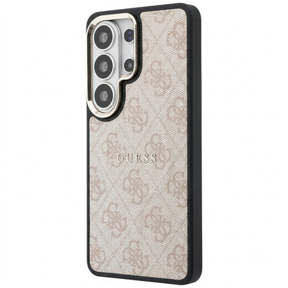 MagSafe-kotelo Samsung Galaxy S26 Ultra S948:lle, Guess, 4G Embossed Ring, Pinkki