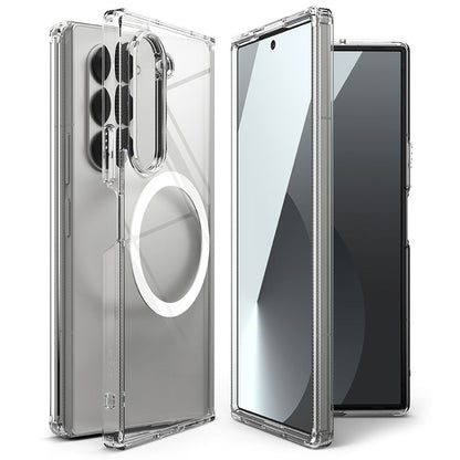 Husa MagSafe pentru Samsung Galaxy Z Fold6 F956, Ringke, Fusion, Transparenta