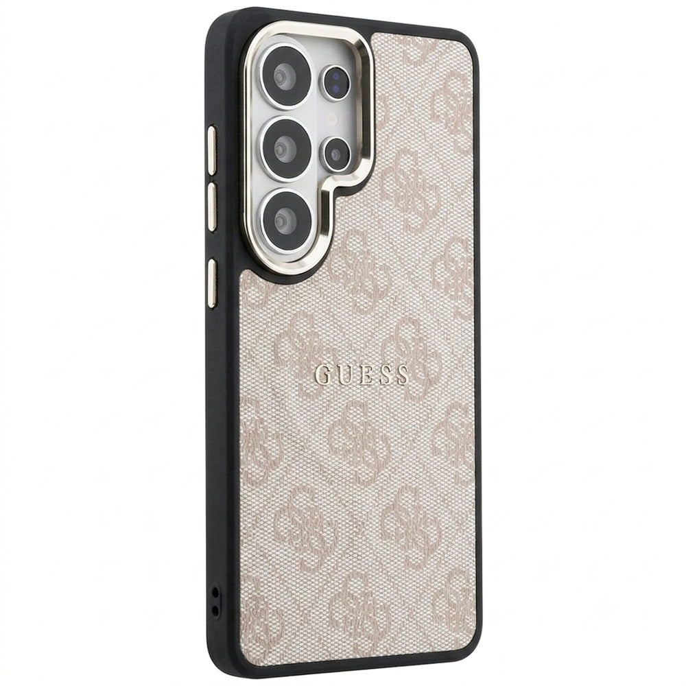 MagSafe-kotelo Samsung Galaxy S26 Ultra S948:lle, Guess, 4G Embossed Ring, Pinkki