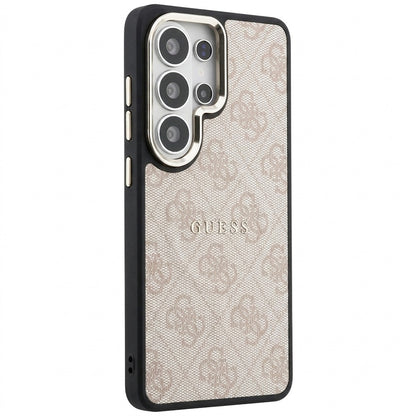 MagSafe-kotelo Samsung Galaxy S26 Ultra S948:lle, Guess, 4G Embossed Ring, Pinkki