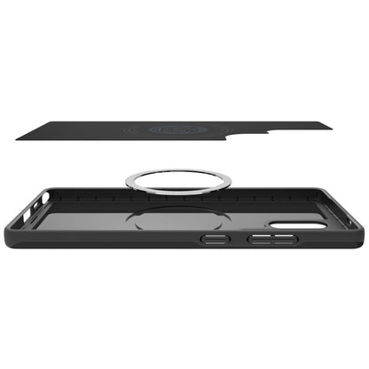 MagSafe-kuori Samsung Galaxy S25 Ultra S938:lle, Spigen, Thin Fit, Musta ACS08946