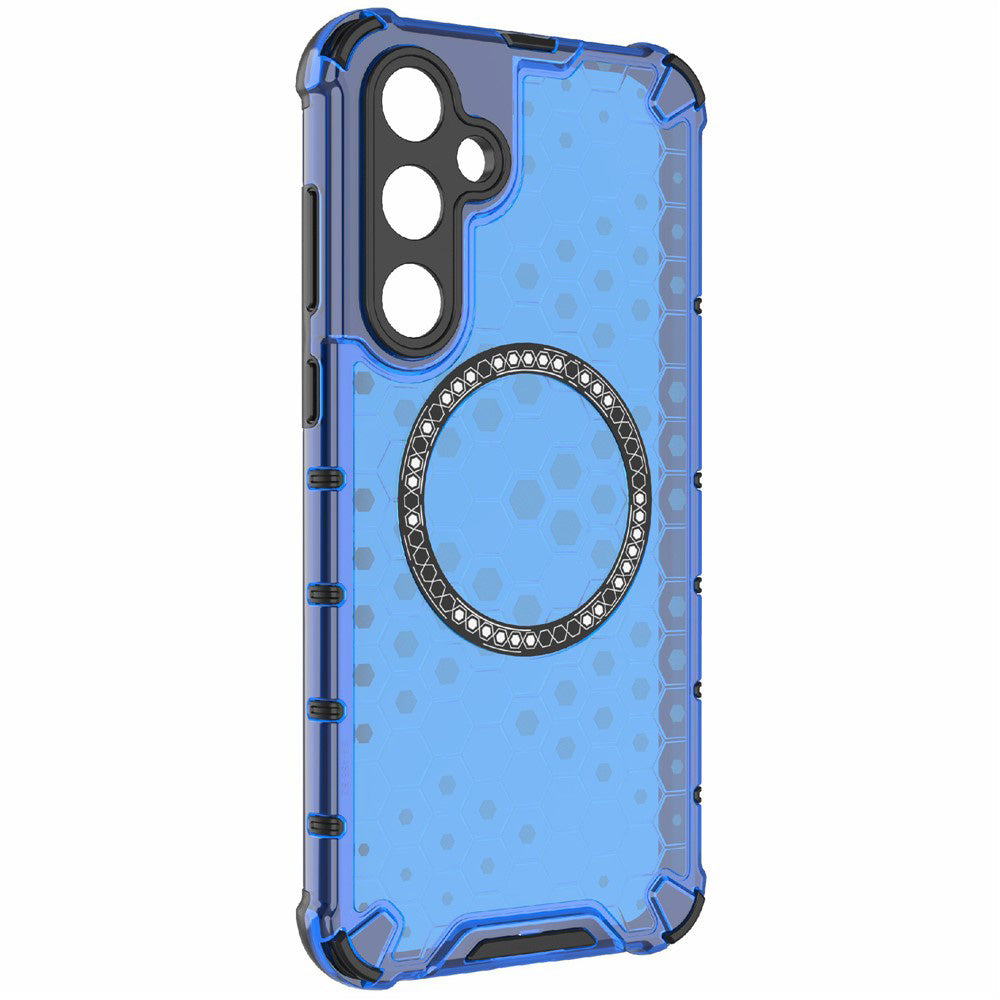 MagSafe-kuori Samsung Galaxy A26 A266:lle, Techsuit, HoneyComb Shield, Sininen
