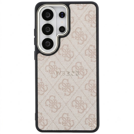 MagSafe-kotelo Samsung Galaxy S26 Ultra S948:lle, Guess, 4G Embossed Ring, Pinkki