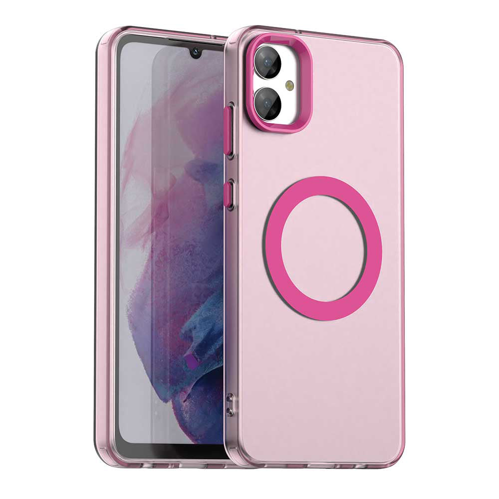 MagSafe Case for Samsung Galaxy A05 A055, Techsuit, CandyCase, Pink