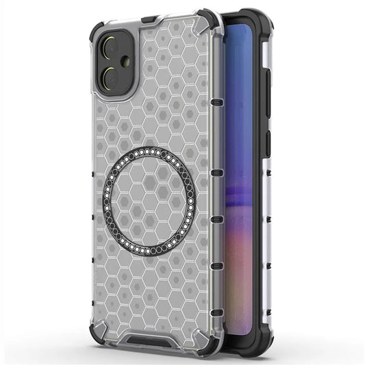 MagSafe-kuori Samsung Galaxy A05 A055:lle, Techsuit, HoneyComb Shield, Valkoinen