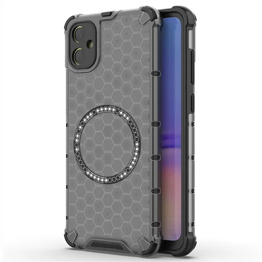 MagSafe-kuori Samsung Galaxy A05 A055:lle, Techsuit, HoneyComb Shield, Musta