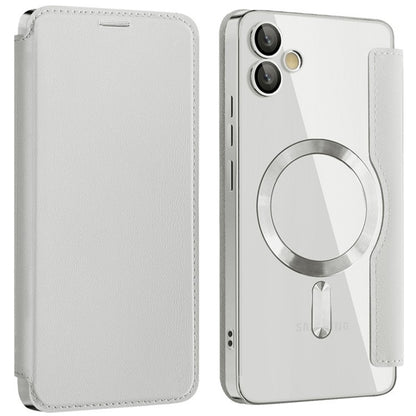 MagSafe-kuori Samsung Galaxy A05 A055:lle, Techsuit, SmartMag Book, Harmaa