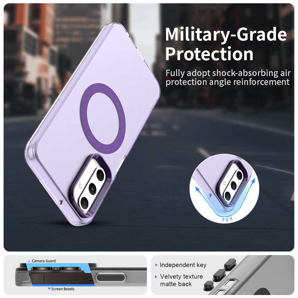 MagSafe Case for Samsung Galaxy A05s A057, Techsuit, CandyCase, Purple
