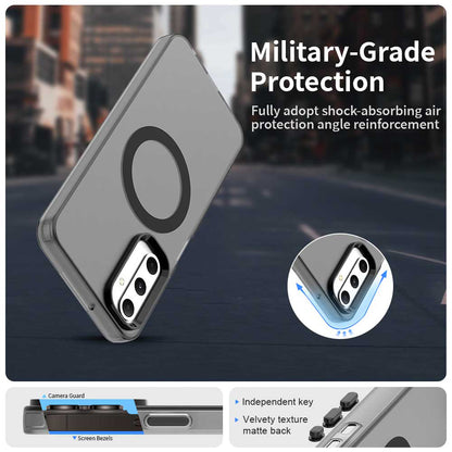 MagSafe-kuori Samsung Galaxy A05s A057:lle, Techsuit, CandyCase, Musta
