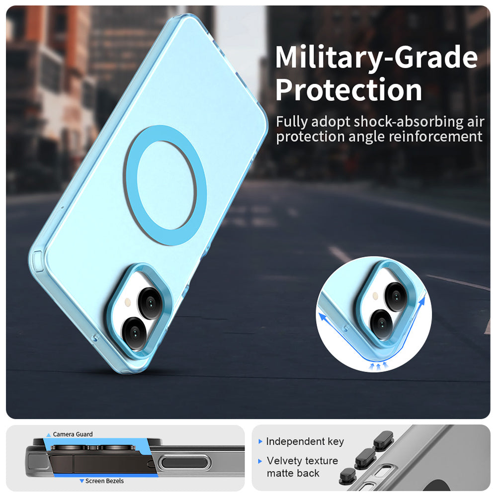 MagSafe-kuori Samsung Galaxy A06 A065:lle, Techsuit, CandyCase, Sininen
