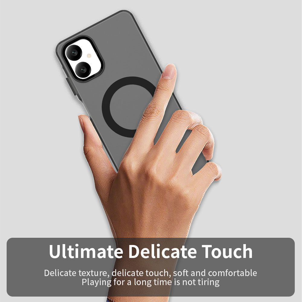 MagSafe-kuori Samsung Galaxy A06 A065:lle, Techsuit, CandyCase, Musta