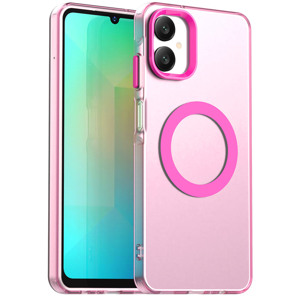 MagSafe-kuori Samsung Galaxy A06 A065:lle, Techsuit, CandyCase, Vaaleanpunainen