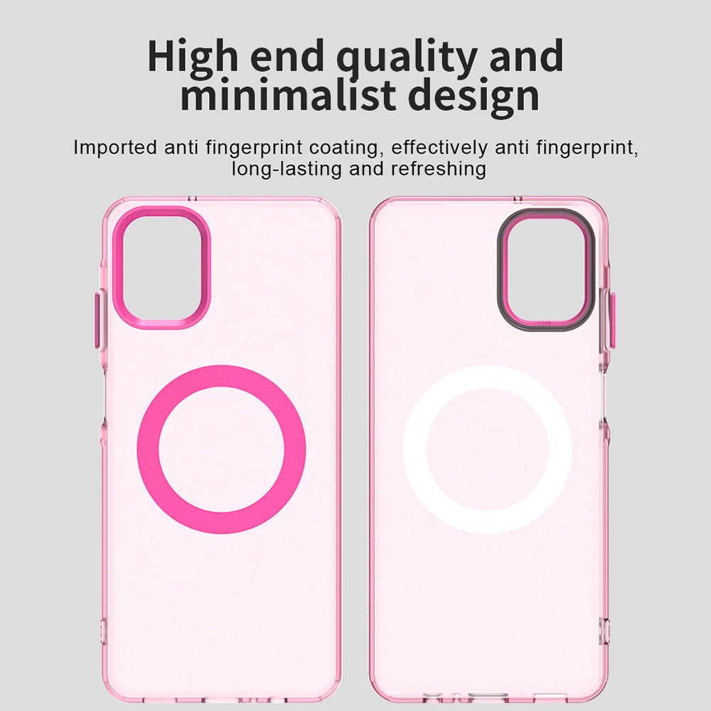 MagSafe-kuori Samsung Galaxy A06 A065:lle, Techsuit, CandyCase, Vaaleanpunainen