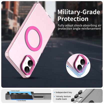 MagSafe-kuori Samsung Galaxy A06 A065:lle, Techsuit, CandyCase, Vaaleanpunainen