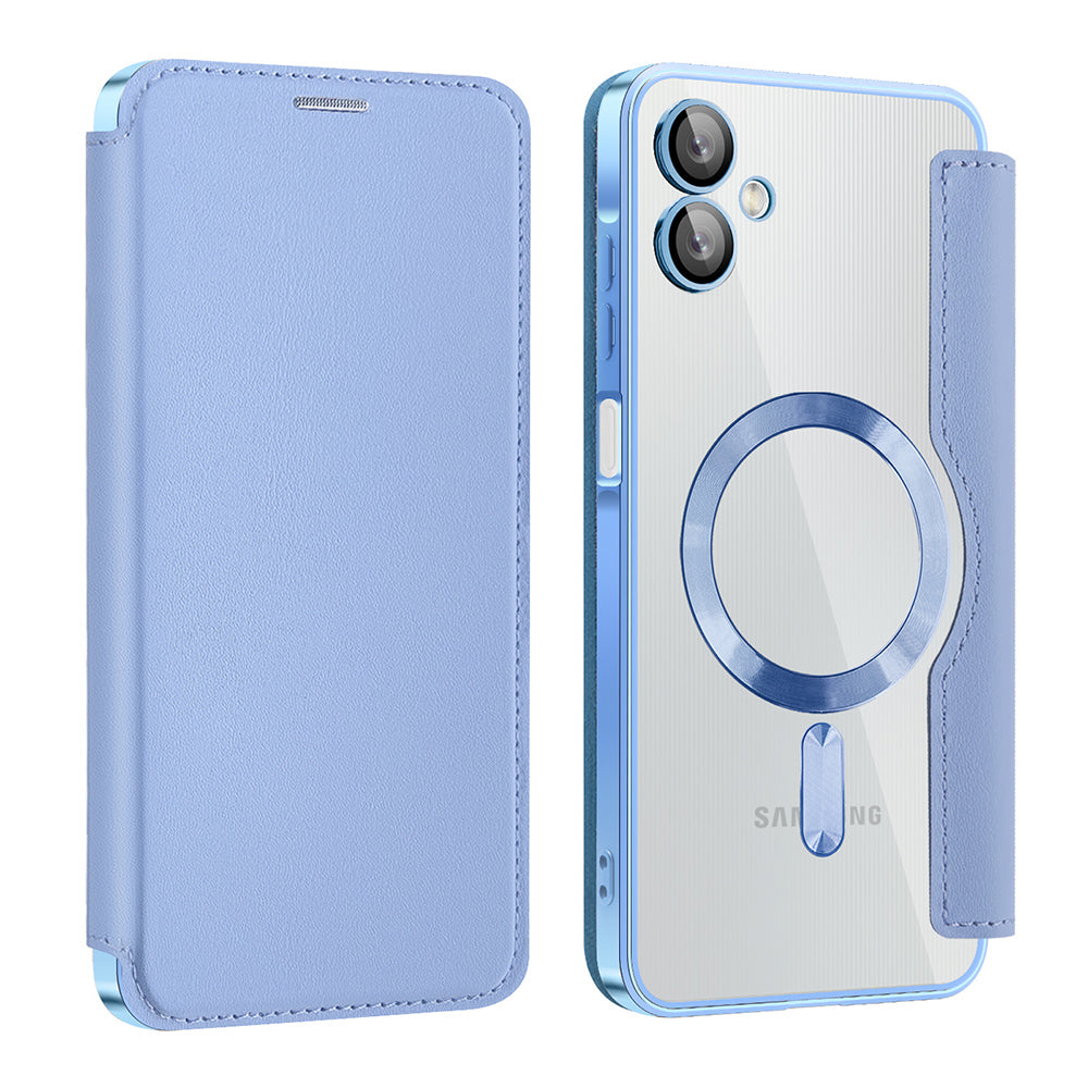 MagSafe-kuori Samsung Galaxy A06 A065:lle, Techsuit, SmartMag Book, Sininen