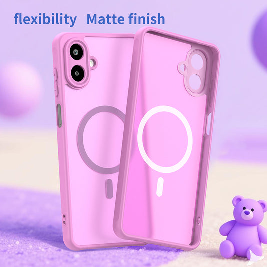 MagSafe-kotelo Samsung Galaxy A07 4G A075:lle, Techsuit, HaloFrost II, Pinkki