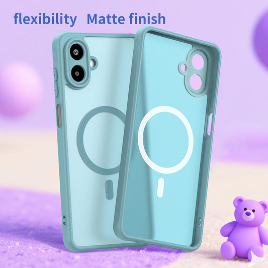 MagSafe-kotelo Samsung Galaxy A07 4G A075:lle, Techsuit, HaloFrost II, Vaaleanvihreä