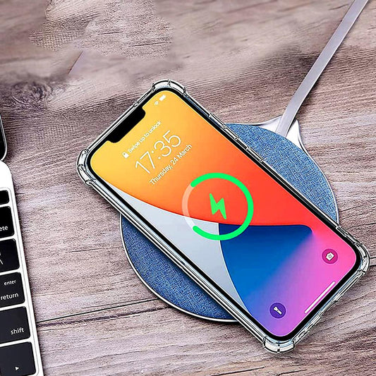 MagSafe-kotelo Samsung Galaxy A07 4G A075:lle, Techsuit, Iskunkestävä, Läpinäkyvä