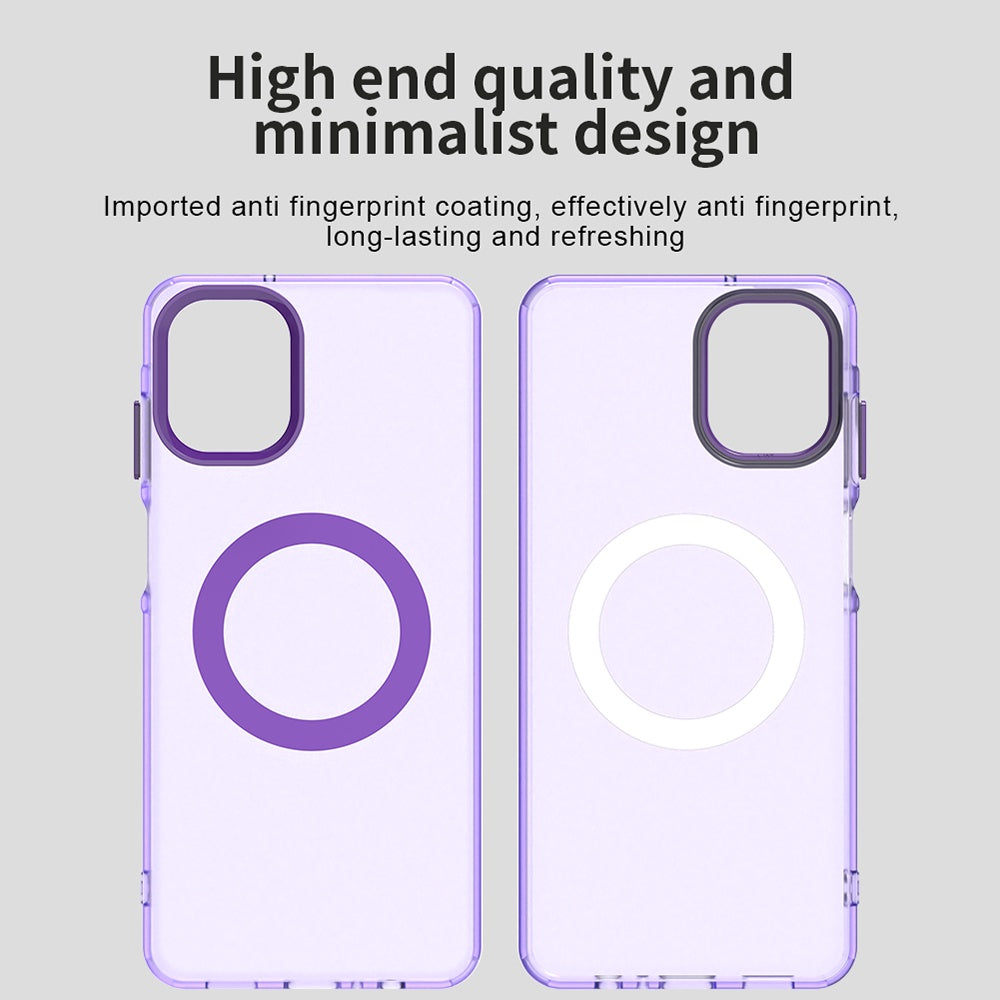 MagSafe-kuori Samsung Galaxy A07 4G A075:lle, Techsuit, CandyCase, Violetti