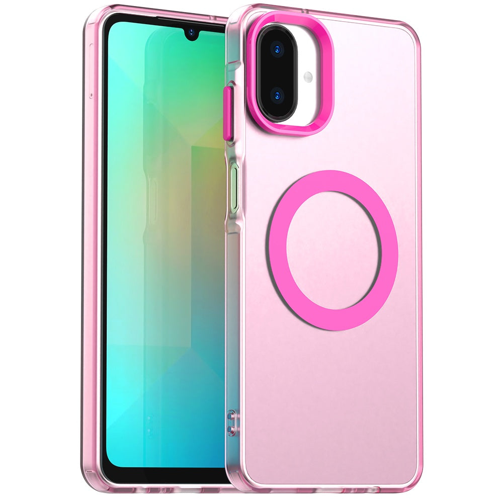 MagSafe-kuori Samsung Galaxy A07 4G A075:lle, Techsuit, CandyCase, Vaaleanpunainen