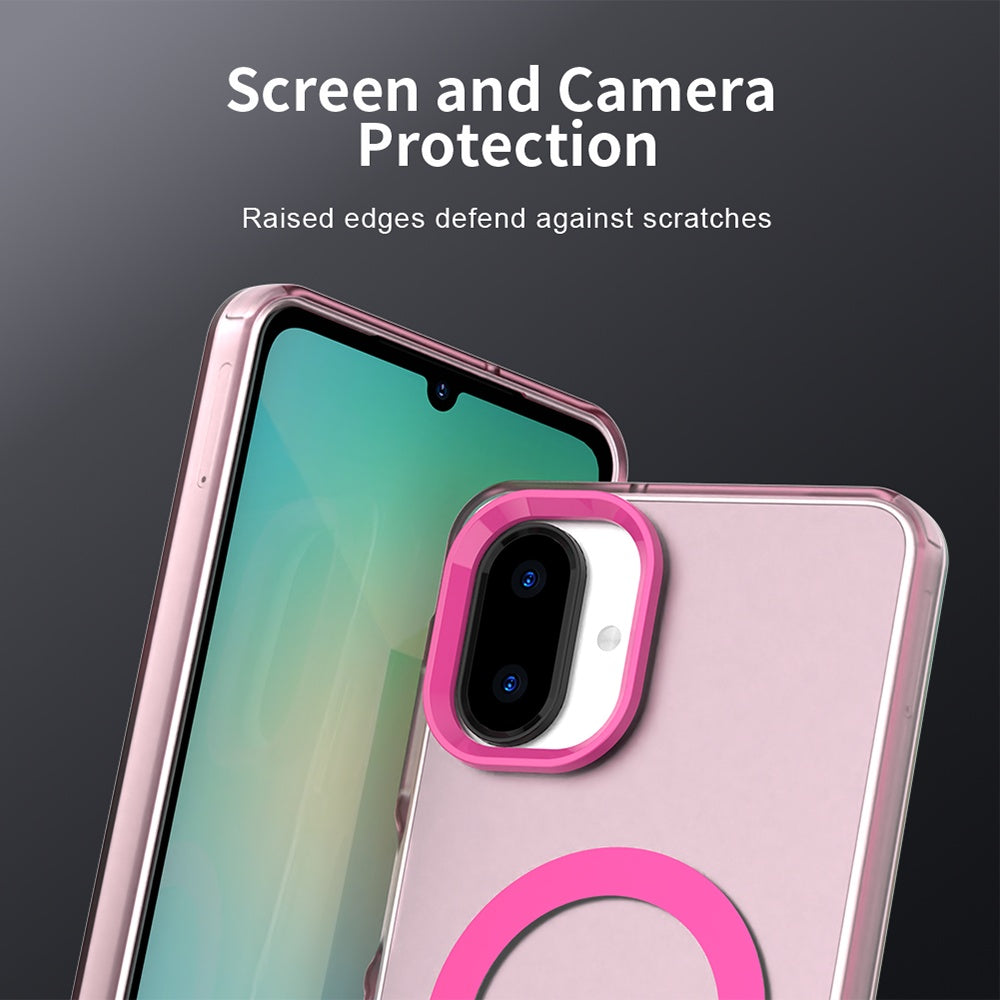 MagSafe-kuori Samsung Galaxy A07 4G A075:lle, Techsuit, CandyCase, Vaaleanpunainen