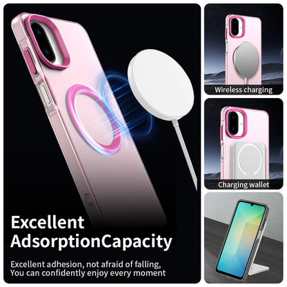 MagSafe-kuori Samsung Galaxy A07 4G A075:lle, Techsuit, CandyCase, Vaaleanpunainen