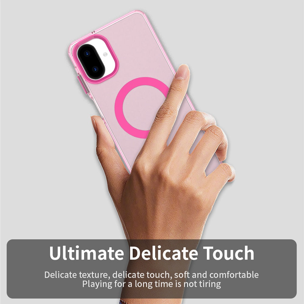 MagSafe-kuori Samsung Galaxy A07 4G A075:lle, Techsuit, CandyCase, Vaaleanpunainen