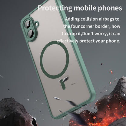 MagSafe-kuori Samsung Galaxy A07 4G A075:lle, Techsuit, HaloFrost II, Vihreä