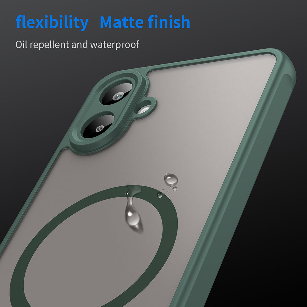 MagSafe-kuori Samsung Galaxy A07 4G A075:lle, Techsuit, HaloFrost II, Vihreä