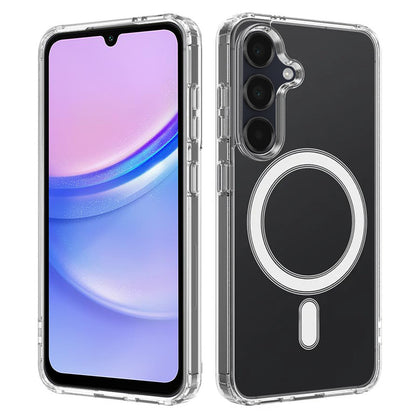 MagSafe-kuori Samsung Galaxy A15 A155:lle, Techsuit, Pro, Läpinäkyvä