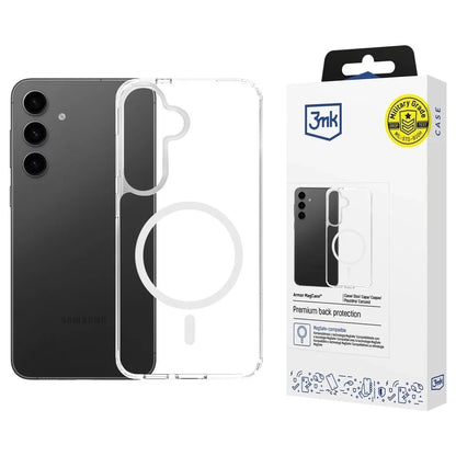 MagSafe-kuori Samsung Galaxy A16 5G A166 / A16 4G A165:lle, 3MK, Armor MagCase, Läpinäkyvä