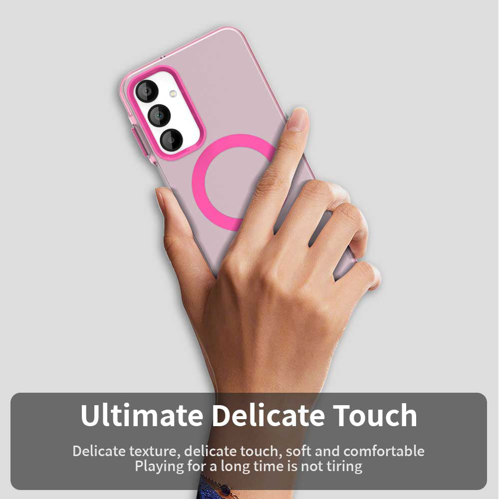 MagSafe-kuori Samsung Galaxy A16 5G A166 / A16 4G A165:lle, Techsuit, CandyCase, Vaaleanpunainen