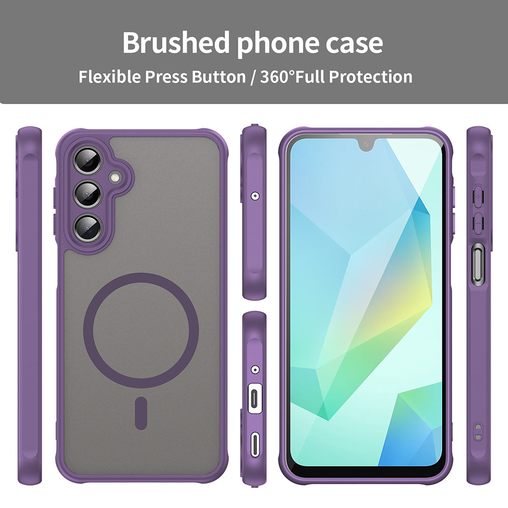 MagSafe-kuori Samsung Galaxy A16 5G A166 / A16 4G A165:lle, Techsuit, HaloFrost II, Violetti