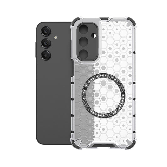 MagSafe-kuori Samsung Galaxy A16 5G A166 / A16 4G A165:lle, Techsuit, HoneyComb Shield, Valkoinen