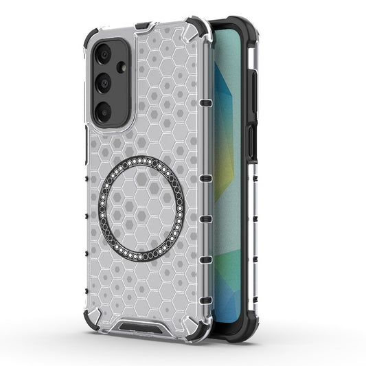 MagSafe-kuori Samsung Galaxy A16 5G A166 / A16 4G A165:lle, Techsuit, HoneyComb Shield, Valkoinen