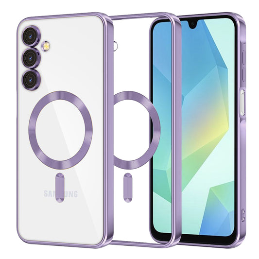 MagSafe-kuori Samsung Galaxy A16 5G A166 / A16 4G A165:lle, Techsuit, Luxury Crystal, Vaalean violetti